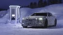Jaguar’s 1,000+ PS Electric Four-Door GT Takes on Arctic Winter Testing