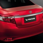 2014 Toyota Vios rear fascia