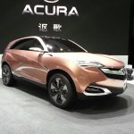 Acura SUV-X concept auto shanghai live 2013 front quarter right