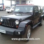 Jeep Wrangler spied in Goa front three quarters