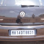 VW Polo GT TSI badges on the boot lid