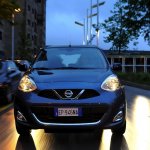 2013 Nissan Micra facelift head on view