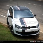 Front three quarter of the VW Polo modified by IDE Autoworks