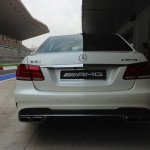 Rear of the 2014 Mercedes E 63 AMG