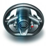 Audi Frankfurt Showcar steering wheel