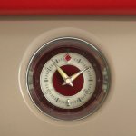 Clock of the Rolls Royce Phantom Coupe Ruby Limited Edition