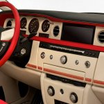 Interior of the Rolls Royce Phantom Coupe Ruby Limited Edition