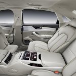 Rear seats of the 2014 Audi A8