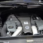 Engine bay of the 2014 Mercedes S 63 AMG