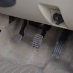 Nissan Terrano lacks a dead pedal