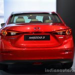 Rear of the Mazda3 sedan