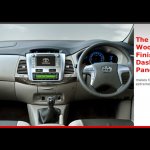 Toyota Innova facelift dashboard panel