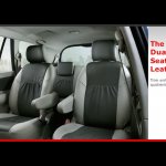Toyota Innova facelift dual tone leather seat covers