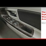Toyota Innova facelift wood finish armrest panel