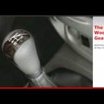 Toyota Innova facelift wood finish gear knob