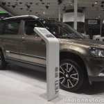 2014 Skoda Yeti L with boot mounted spare wheel side