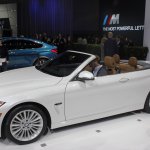 BMW 4 Series Convertible front three quarters without roof