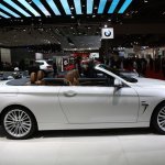 BMW 4 Series Convertible roof down