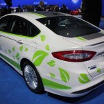 Ford Fusion Energi plug-in hybrid rear quarter