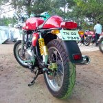 Royal Enfield Continental GT rear three quarters live image
