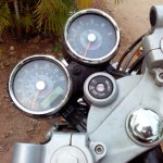 Royal Enfield Continental GT speedometer live image