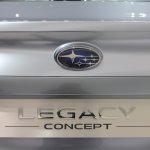 Subaru Legacy Concept number plate