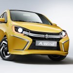Suzuki A:Wind Concept front three quarters left at Thailand International Motor Show