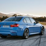 2014 BMW M3 leaked rear quarter