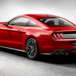 2015 Ford Mustang rear three quarters 2 leaked press shot