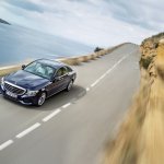 2015 Mercedes C-Class C300 BlueTEC Hybrid Exclusive Line front in motion