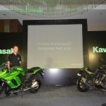 Kawasaki Ninja 1000 and Kawasaki Z1000 in Pune at the India launch