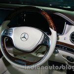 2014 Mercedes Benz S Class launch images steering wheel image