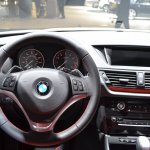 2015 BMW X1 at 2014 NAIAS steering wheel