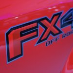 2015 Ford F-150 FX4 badge at NAIAS 2014