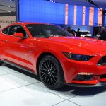 2015 Ford Mustang GT red at NAIAS 2014