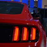 2015 Ford Mustang GT red taillight at NAIAS 2014
