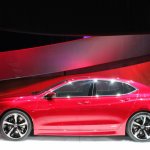 Acura TLX side profile at NAIAS 2014