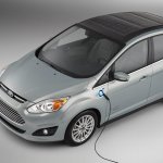 Ford C-MAX Solar Energi concept plugged in