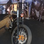 Harley Davidson Street 750 customized front view at The India Bike Week 2014