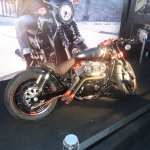 Harley Davidson Street 750 customized profile at The India Bike Week 2014