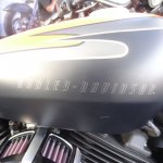 Harley Davidson Street 750 fuel tank at The India Bike Week 2014