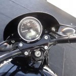 Harley Davidson Street 750 instrument cluster black at The India Bike Week 2014