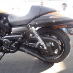 Harley Davidson Street 750 rear wheel at The India Bike Week 2014