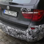 Spied 2014 BMW X3 Facelift boot