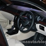 2014 Skoda Superb facelift launch images steering wheel