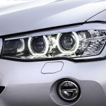 2015 BMW X3 facelift press shot headlight