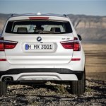 2015 BMW X3 facelift press shot rear image