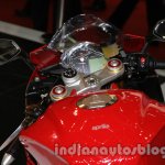 Aprilia RSV4 R ABS tank and instrument cluster at Auto Expo 2014