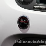Fiat 500 Abarth sport button at Auto Expo 2014
