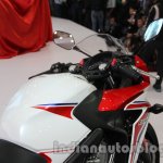Honda CBR650F fuel tank and instrument cluster at Auto Expo 2014